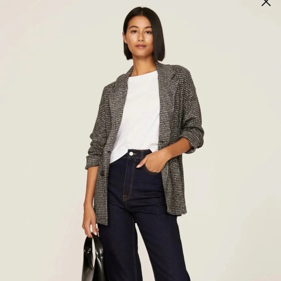 Madewell Houndstooth blazer style NG570 - Picture 1 of 8